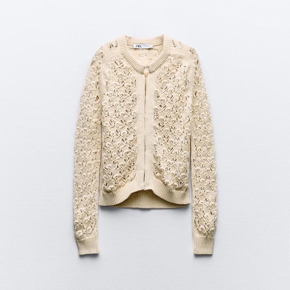 Zara Open Knit Cardigan